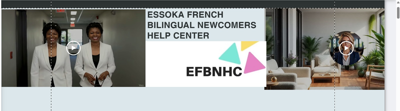 ESSOKA French Bilingual Newcomers Help Center Banner